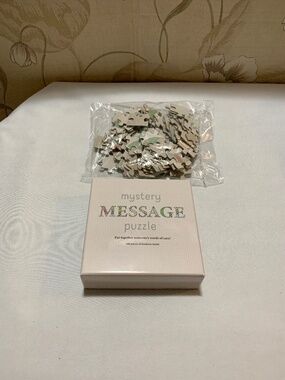 Mystery Message Puzzle Put Together Someone's Words of Care! - 100Pcs New Sealed